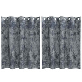 Zasłony z weluru 2 pcs Srebrnoszary 140 x 140 cm Aksamit