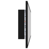 vidaXL Lustro łazienkowe z LED, czarne, 100x8,5x37 cm, akryl