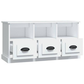 vidaXL Szafka pod TV, biała, 100x35x50 cm, materiał drewnopochodny