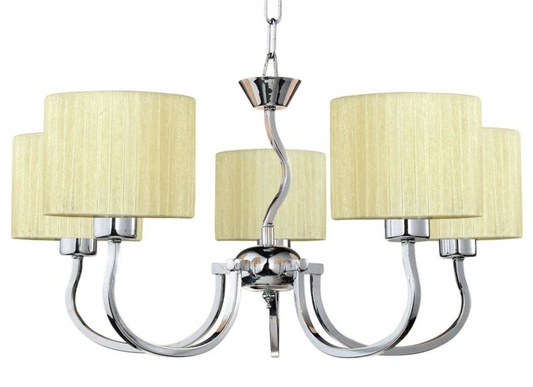 LAMPA SUFITOWA CANDELLUX WYPRZEDAŻ 35-12524 FLORENCE ZWIS 5X60W E27 KREMOWY