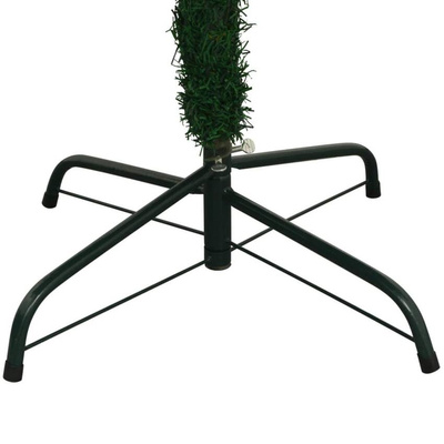 Sztuczna choinka z lampkami i bombkami, L, 240 cm, zielona vidaXL