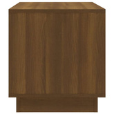 vidaXL Szafka pod TV, brązowy dąb 70x41x44 cm materiał drewnopochodny