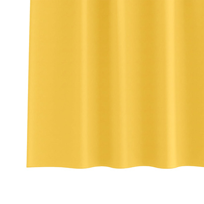 Firany blackout z kółkami 2 pcs Musztardowy Żółty 260 x 140 cm