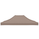 vidaXL Dach do namiotu imprezowego, 4 x 3 m, taupe, 270 g/m²