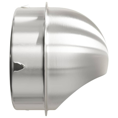 Pokrywy wentylacyjne 8 pcs Srebrny 200 mm Stal nierdzewna