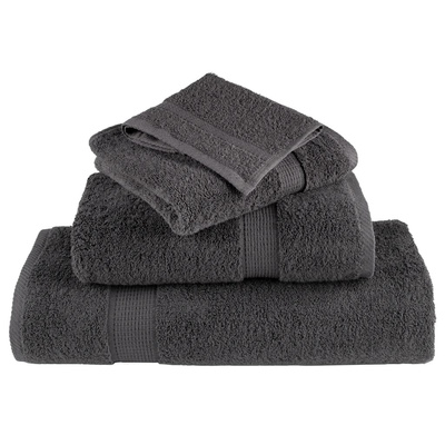 12-cz. zestaw ręczników premium SOLUND, antracytowy, 600 g/cm?