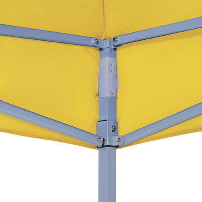 Dach namiotu imprezowego, 3 x 3 m, żółty, 270 g/m?