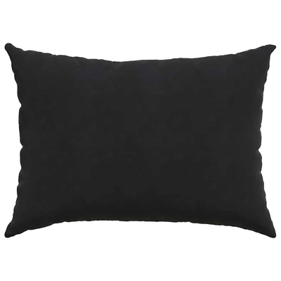 Poduszki na sofę 2 pcs Czarny 70 x 50 cm Tkanina sztruksowa