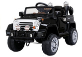 Auto na Akumulator Jeep JJ245 Dla Dzieci Światła LED MP3 Pilot Czarny