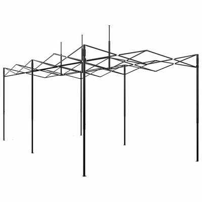 Szklarnię z rozkładaną ramą Zielony 290 x 580 x 315 cm Żelazo