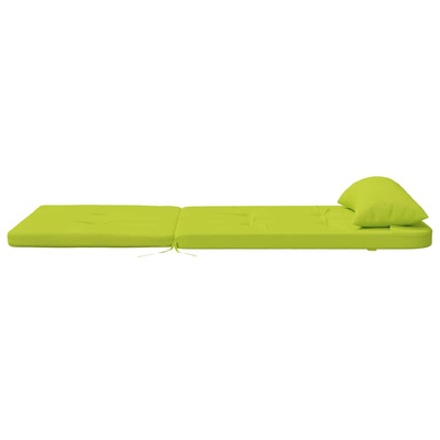 Poduszki na krzesła Gładki 2 pcs Jasnozielony 58 x 77 x 4,5 cm