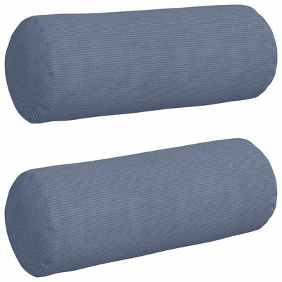 Poduszki Wałkowe 2 pcs Niebieski ? 25 x 70 cm