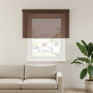 Roleta zewnętrzna 90% blokada UV Ciemnoszary 240 x 140 cm HDPE