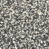Wykładzina do oczka wodnego, z kamyczkami, szara, 300x100 cm