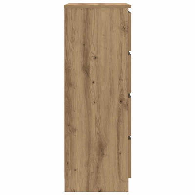 Komoda Artisan Dąb 60x35x98,5 cm Drewno klejone