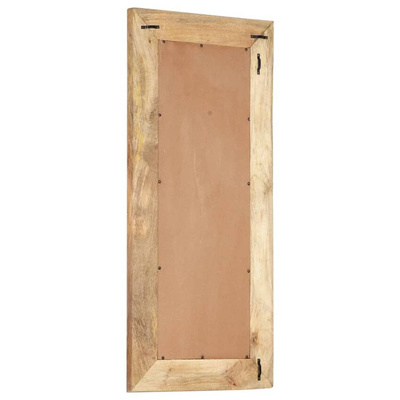 vidaXL Lustro w ręcznie rzeźbionej ramie, 110x50x2,5 cm, drewno mango