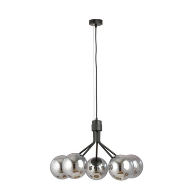 Lampa wisząca NOVA 5 BLACK/GRAFIT
