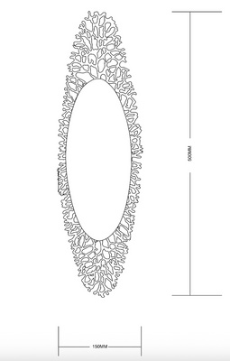 Ekskluzywny kinkiet ścienny AD270 Gold