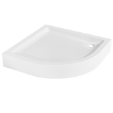 Brodzik półokrągły 80x80 16 cm bez syfonu polski AK-80-083-P Invena