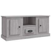 vidaXL Szafka pod TV, szary dąb sonoma, 100x35,5x45 cm