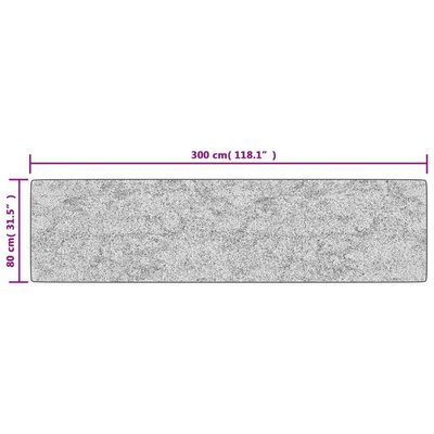 vidaXL Dywan z możliwością prania, kolorowy, 80x300 cm, antypoślizgowy wariant 4