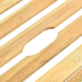 Leżak, impregnowane drewno sosnowe