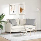 Poduszki na sofę 2 pcs Szary chmur 70 x 50 cm tkanina