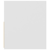 Szafka pod TV z oświetleniem LED, biała, 120x35x40 cm vidaXL
