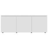 vidaXL Szafka pod TV, biała, 80x34x30 cm, materiał drewnopochodny