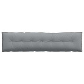Poduszka na plecy Jasnoszary 200 x 19 x 50 cm tkanina