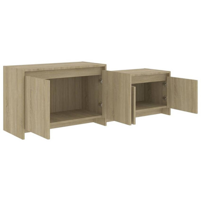 vidaXL Szafka pod TV, dąb sonoma, 146,5x35x50 cm