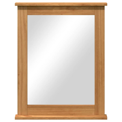 Lustro VIGO Miodowy brąz 55,5 x 5 x 70 cm Lite drewno sosnowe