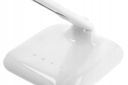 Lampka biurkowa GLINEAR 420lm ściemnialna biała