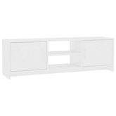 vidaXL Szafka pod TV, biała, 120x30x37,5 cm, materiał drewnopochodny