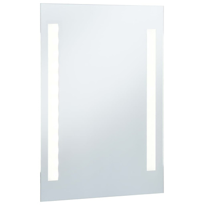 vidaXL Ścienne lustro łazienkowe z LED, 60 x 100 cm