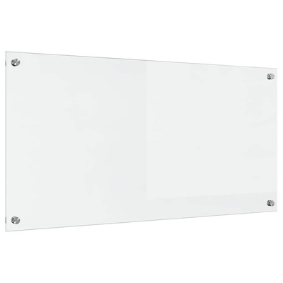 Panel kuchenny przezroczysty 100 x 50 cm szkło hartowane