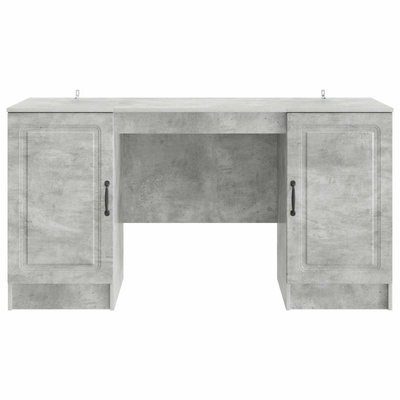 Biurko Betonowy szary 142,5 x 50 x 75 cm Drewno inżynieryjne