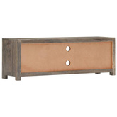 vidaXL Szafka pod TV, szara, 120x30x40 cm, lite drewno mango