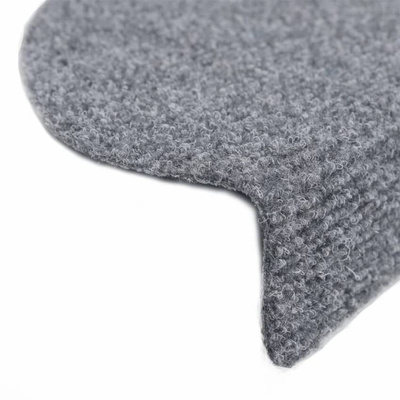 vidaXL Samoprzylepne nakładki na schody, 15 szt., 56x17x3 cm, szare