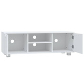 vidaXL Szafka pod TV, biały, 120x40,5x35 cm, materiał drewnopochodny