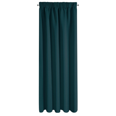 Zasłona Parisa ciemnoturkusowa 140x270