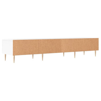 vidaXL Szafka pod TV, biała, 150x36x30 cm, materiał drewnopochodny