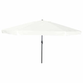 Parasolka ogrodowa piaskowy 394 x 394 x 248 cm Poliester i Stal