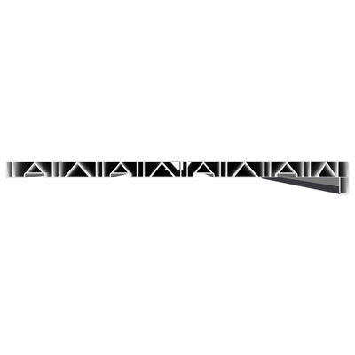 Parapet okienny Antracytowy z rysunkiem drewna PVC
