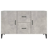 vidaXL Komoda, szarość betonu, 100x36x60 cm, materiał drewnopochodny
