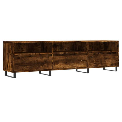 vidaXL Szafka pod TV, przydymiony dąb, 150x30x44,5 cm wariant 5