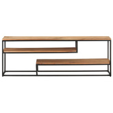 vidaXL Szafka pod TV, 130 x 30 x 45 cm, lite drewno akacjowe