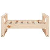 vidaXL Legowisko dla psa, 65,5x50,5x28 cm, lite drewno sosnowe