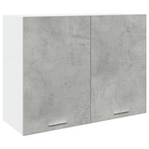 Szafka wisząca "Lyon" szarość betonu 80x31x60 cm płyta wiórowa