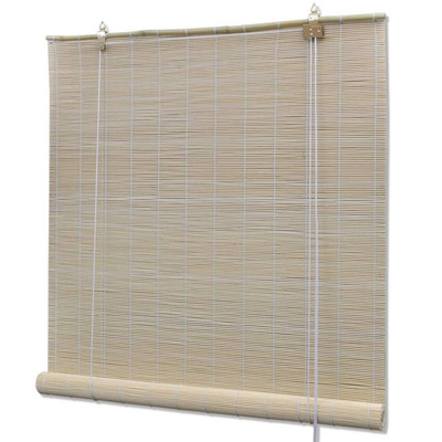 vidaXL Naturalne rolety bambusowe, 2 szt., 120 x 160 cm